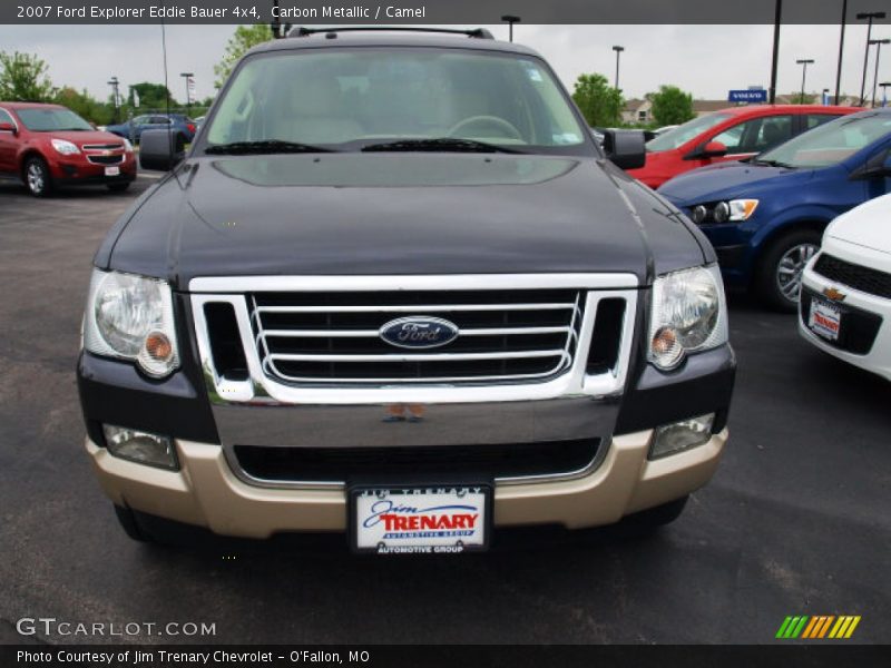 Carbon Metallic / Camel 2007 Ford Explorer Eddie Bauer 4x4