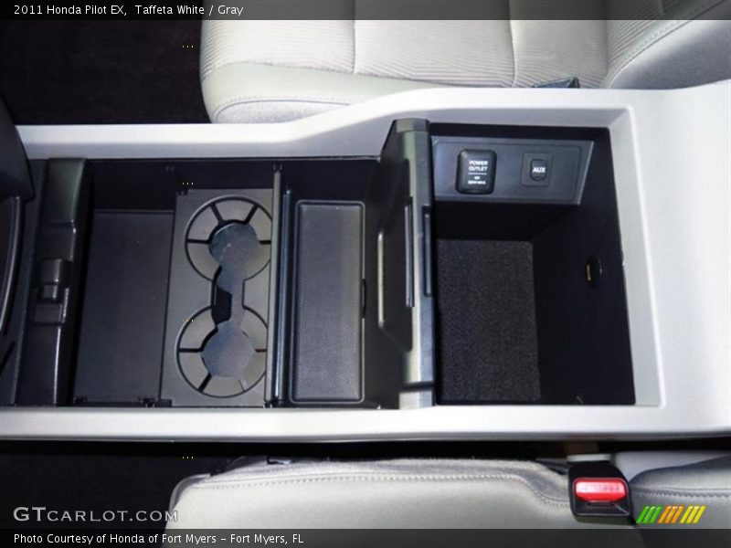 Taffeta White / Gray 2011 Honda Pilot EX