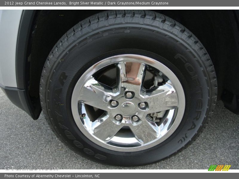 Bright Silver Metallic / Dark Graystone/Medium Graystone 2012 Jeep Grand Cherokee Laredo