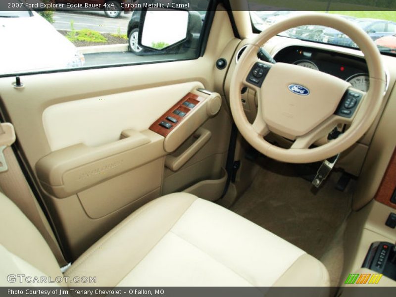 Carbon Metallic / Camel 2007 Ford Explorer Eddie Bauer 4x4