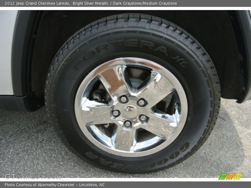 Bright Silver Metallic / Dark Graystone/Medium Graystone 2012 Jeep Grand Cherokee Laredo