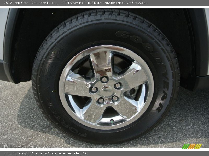 Bright Silver Metallic / Dark Graystone/Medium Graystone 2012 Jeep Grand Cherokee Laredo