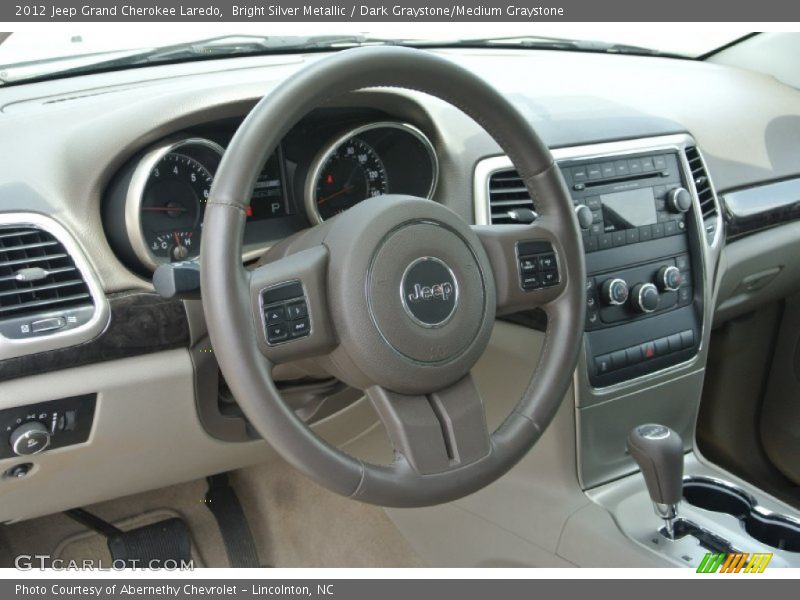 Bright Silver Metallic / Dark Graystone/Medium Graystone 2012 Jeep Grand Cherokee Laredo