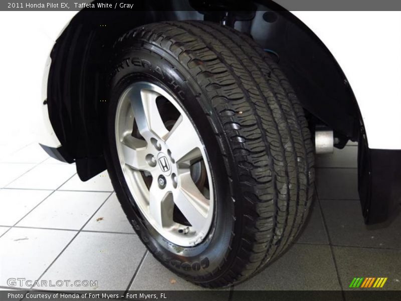 Taffeta White / Gray 2011 Honda Pilot EX