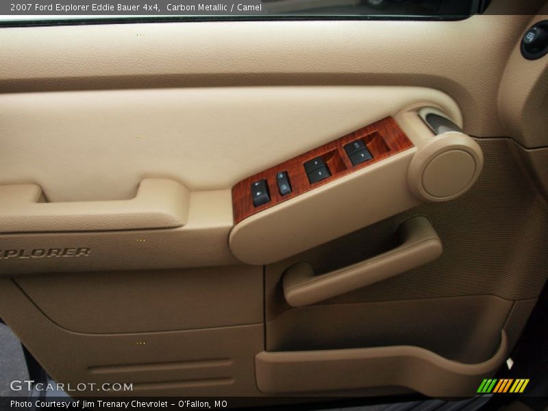 Carbon Metallic / Camel 2007 Ford Explorer Eddie Bauer 4x4