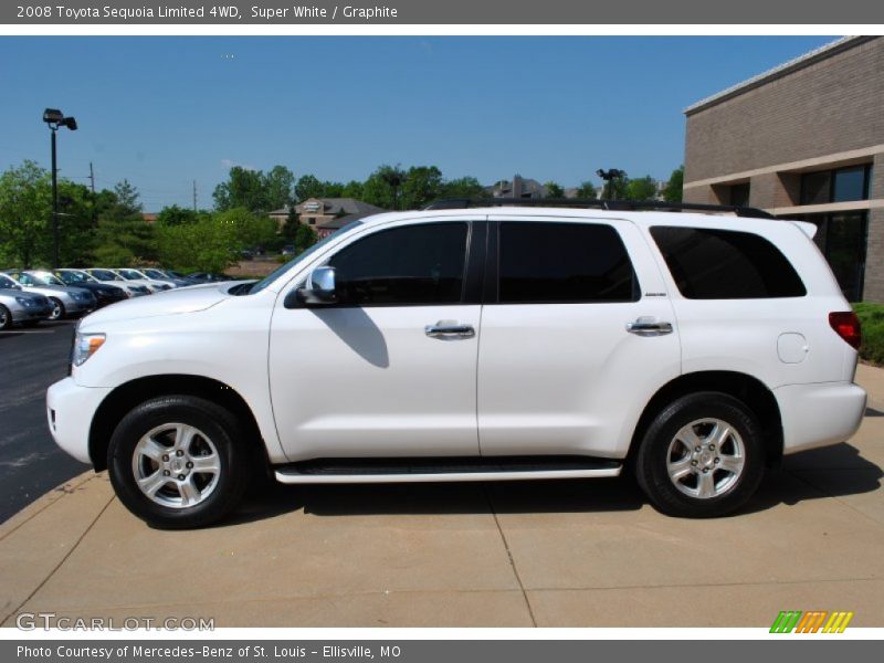 Super White / Graphite 2008 Toyota Sequoia Limited 4WD