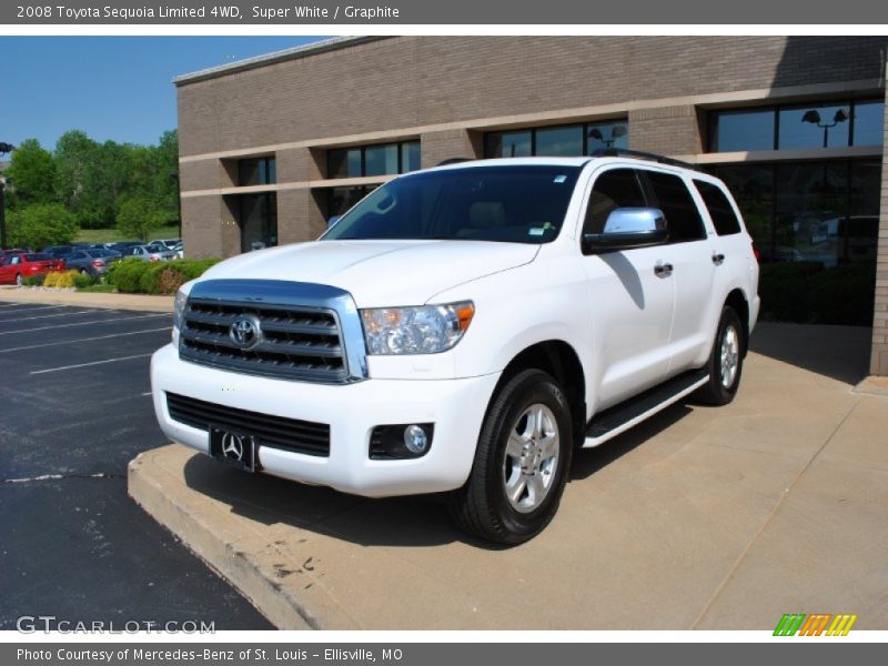 Super White / Graphite 2008 Toyota Sequoia Limited 4WD
