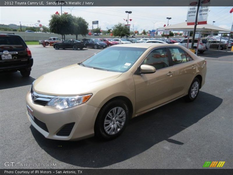 Sandy Beach Metallic / Ivory 2012 Toyota Camry LE
