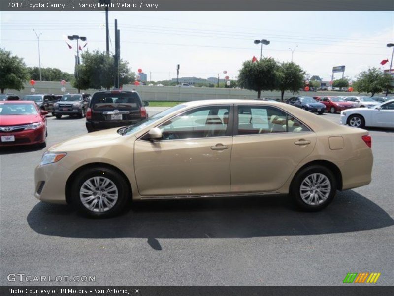 Sandy Beach Metallic / Ivory 2012 Toyota Camry LE