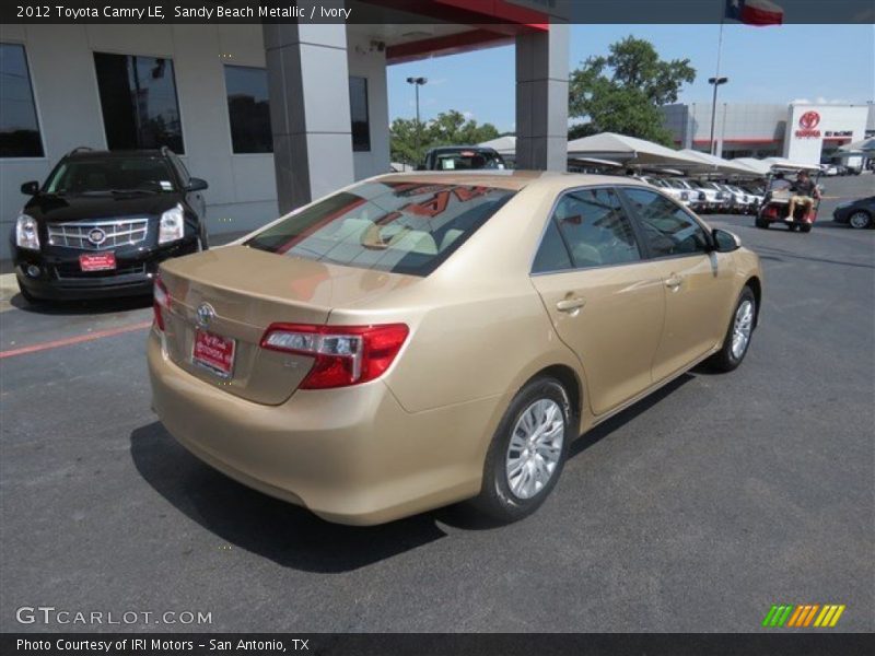 Sandy Beach Metallic / Ivory 2012 Toyota Camry LE