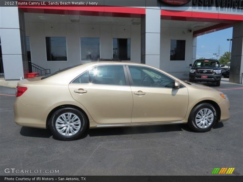 Sandy Beach Metallic / Ivory 2012 Toyota Camry LE