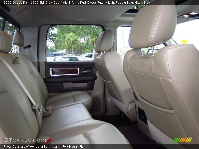 Inferno Red Crystal Pearl / Light Pebble Beige/Bark Brown 2009 Dodge Ram 1500 SLT Crew Cab 4x4