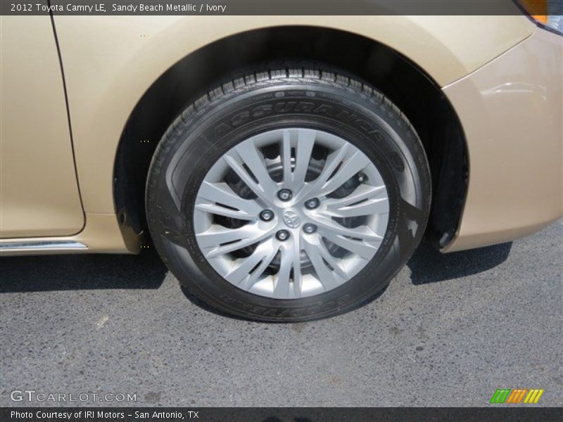 Sandy Beach Metallic / Ivory 2012 Toyota Camry LE