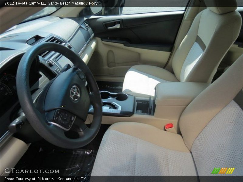 Sandy Beach Metallic / Ivory 2012 Toyota Camry LE