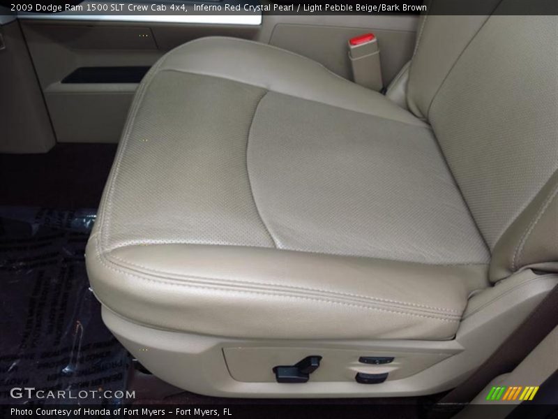 Inferno Red Crystal Pearl / Light Pebble Beige/Bark Brown 2009 Dodge Ram 1500 SLT Crew Cab 4x4