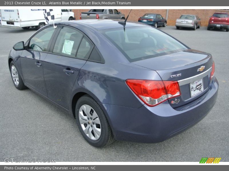 Atlantis Blue Metallic / Jet Black/Medium Titanium 2013 Chevrolet Cruze LS