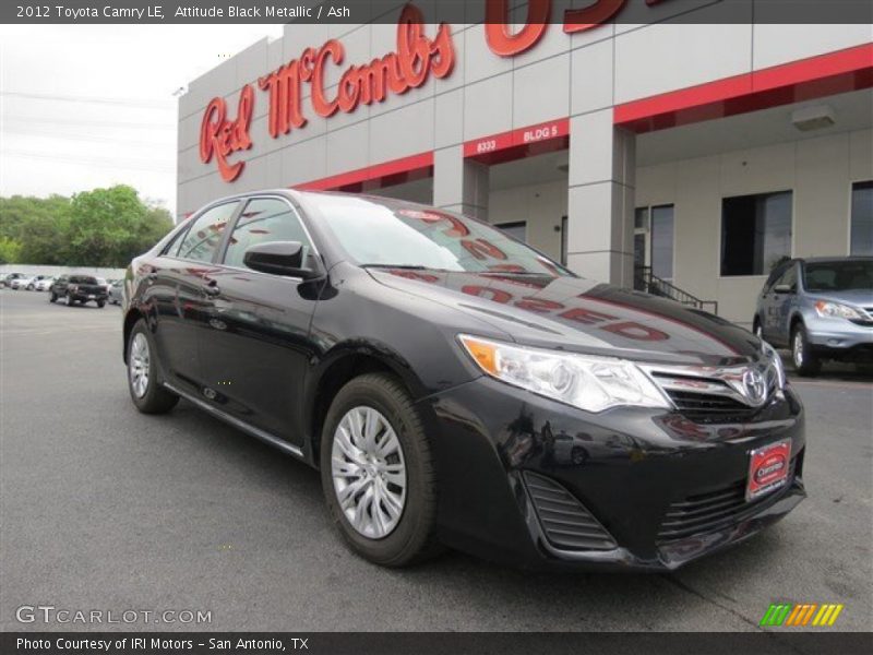 Attitude Black Metallic / Ash 2012 Toyota Camry LE
