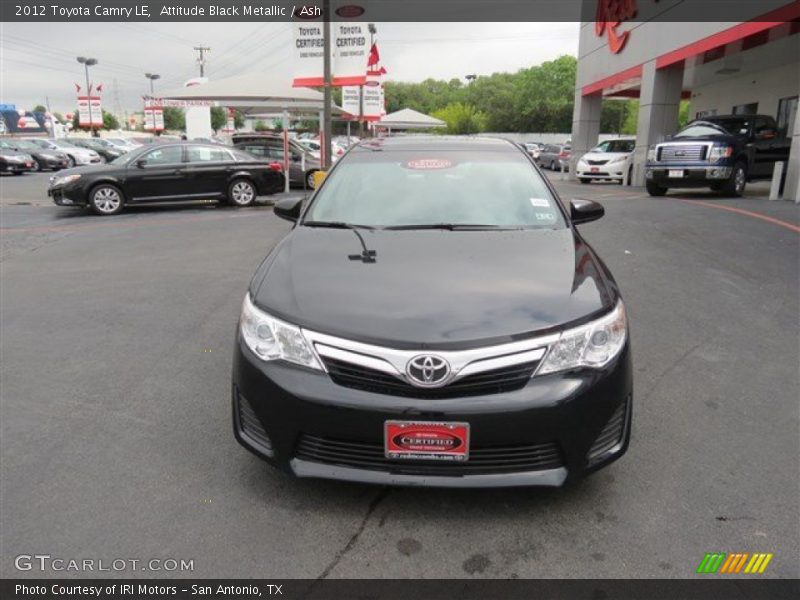 Attitude Black Metallic / Ash 2012 Toyota Camry LE