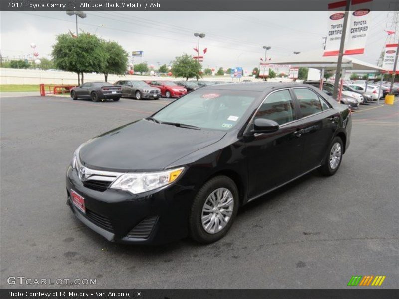 Attitude Black Metallic / Ash 2012 Toyota Camry LE