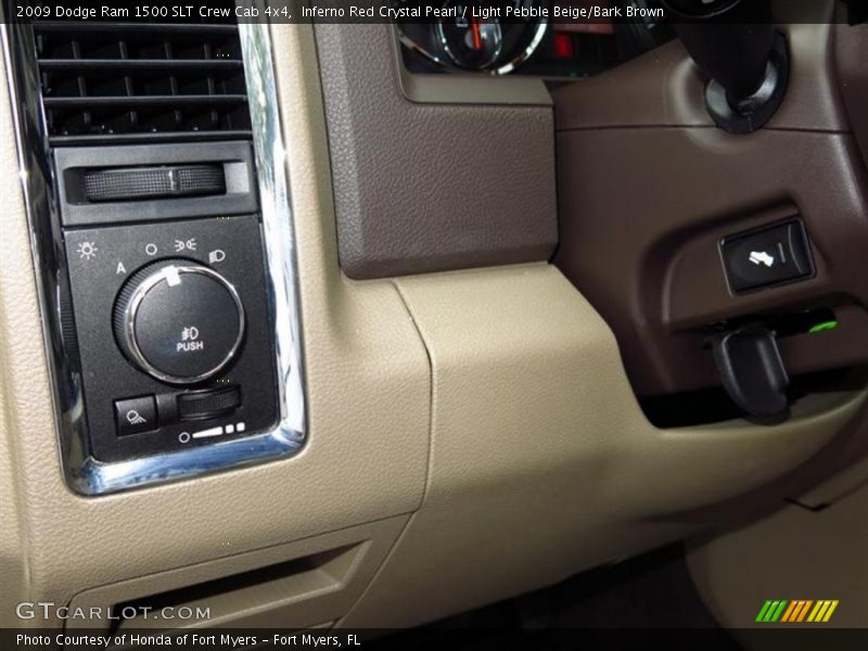 Inferno Red Crystal Pearl / Light Pebble Beige/Bark Brown 2009 Dodge Ram 1500 SLT Crew Cab 4x4