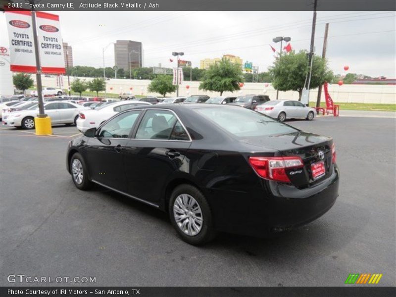 Attitude Black Metallic / Ash 2012 Toyota Camry LE