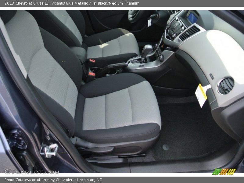Atlantis Blue Metallic / Jet Black/Medium Titanium 2013 Chevrolet Cruze LS