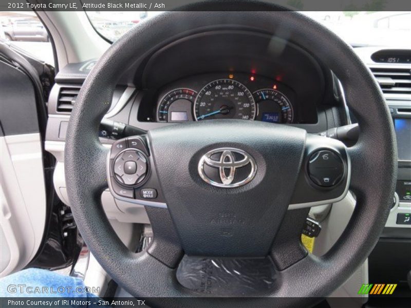 Attitude Black Metallic / Ash 2012 Toyota Camry LE