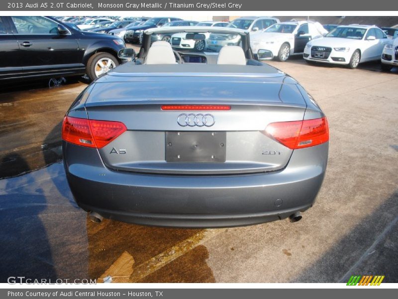 Monsoon Gray Metallic / Titanium Grey/Steel Grey 2013 Audi A5 2.0T Cabriolet
