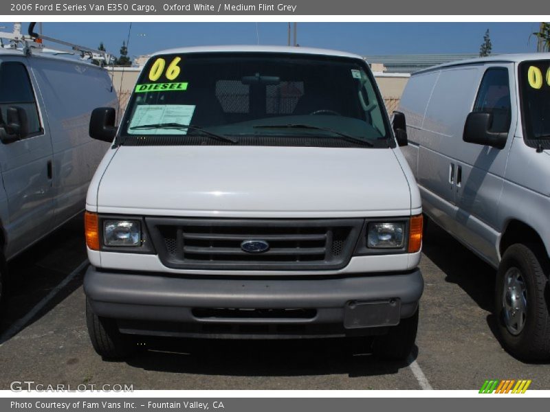 Oxford White / Medium Flint Grey 2006 Ford E Series Van E350 Cargo