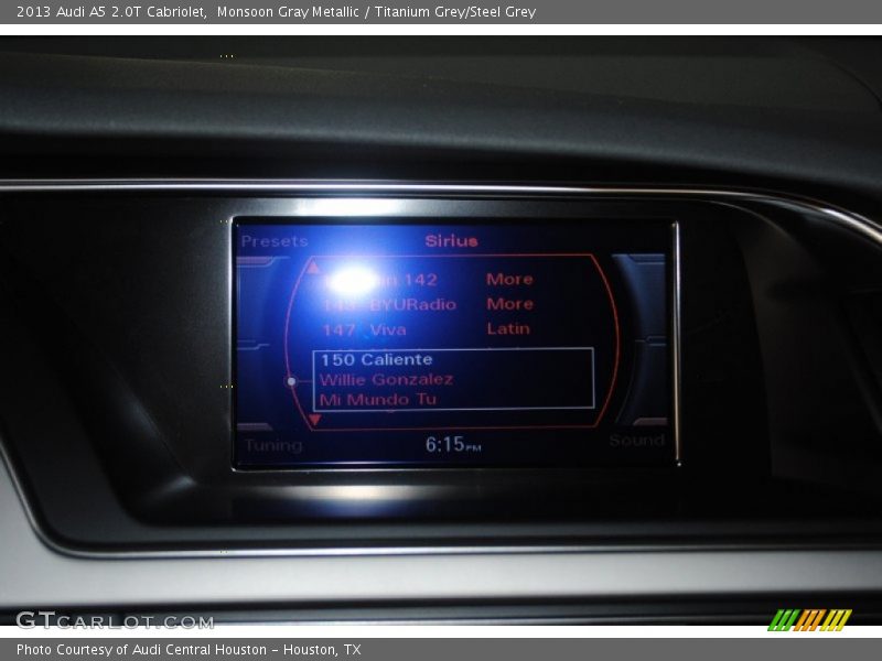 Monsoon Gray Metallic / Titanium Grey/Steel Grey 2013 Audi A5 2.0T Cabriolet