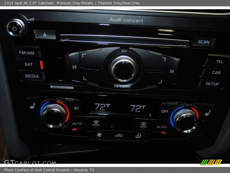 Monsoon Gray Metallic / Titanium Grey/Steel Grey 2013 Audi A5 2.0T Cabriolet