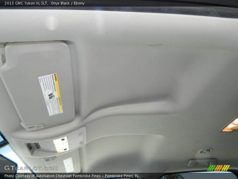 Onyx Black / Ebony 2013 GMC Yukon XL SLT