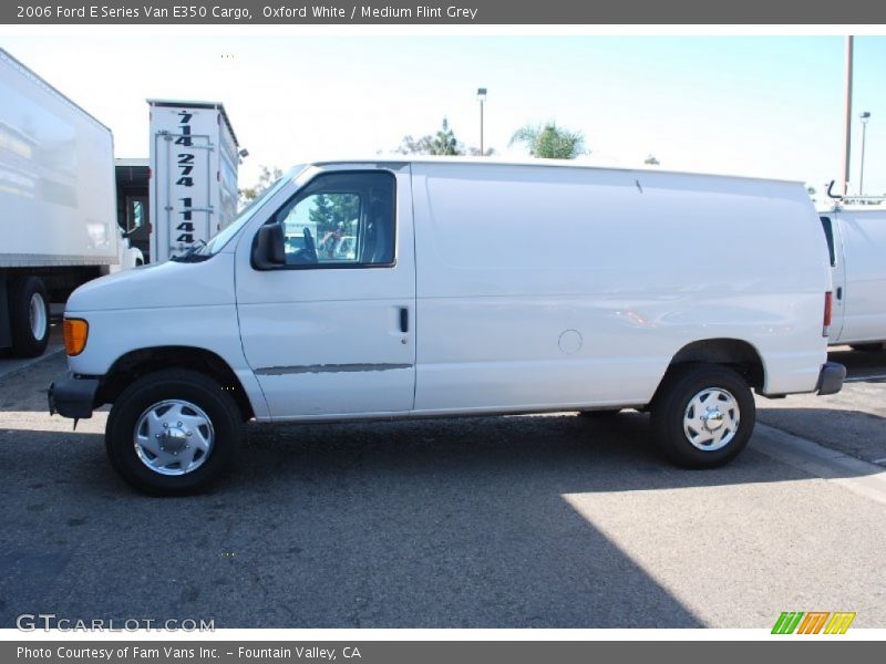 Oxford White / Medium Flint Grey 2006 Ford E Series Van E350 Cargo
