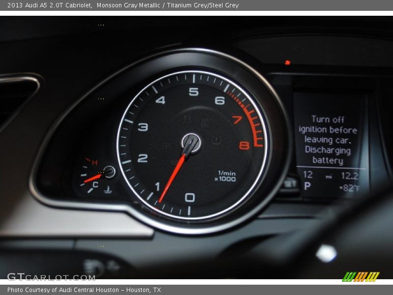  2013 A5 2.0T Cabriolet 2.0T Cabriolet Gauges