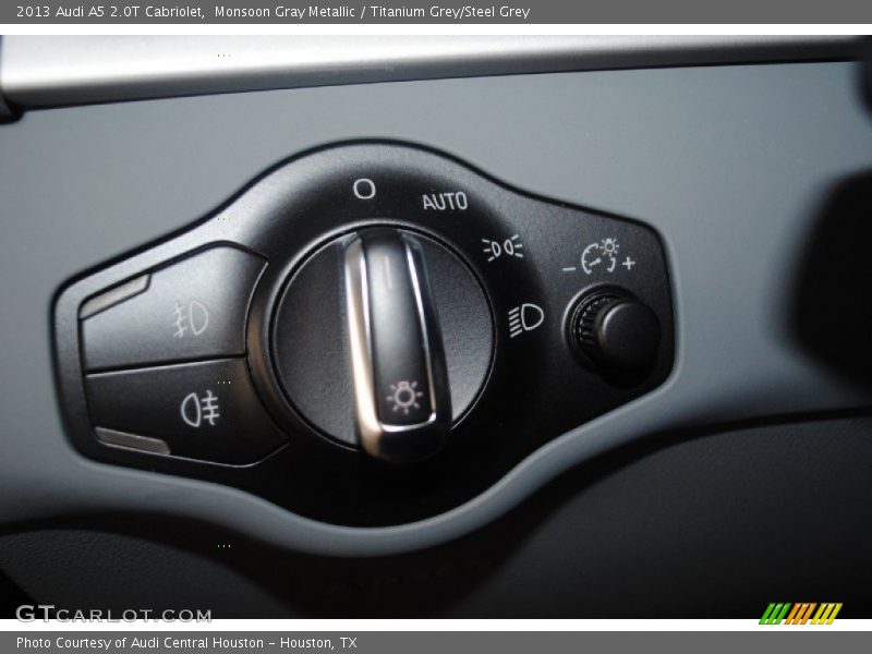 Controls of 2013 A5 2.0T Cabriolet