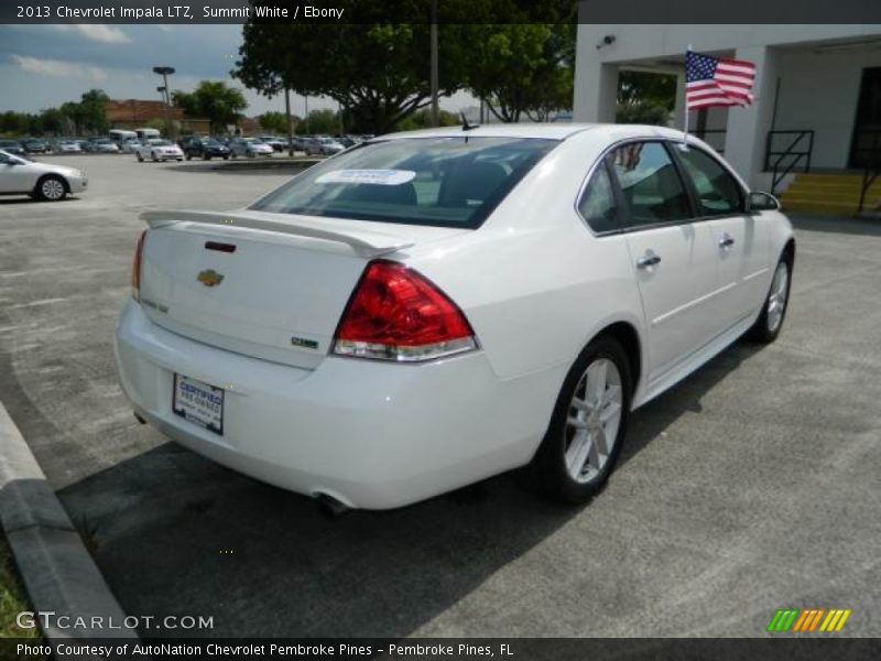 Summit White / Ebony 2013 Chevrolet Impala LTZ
