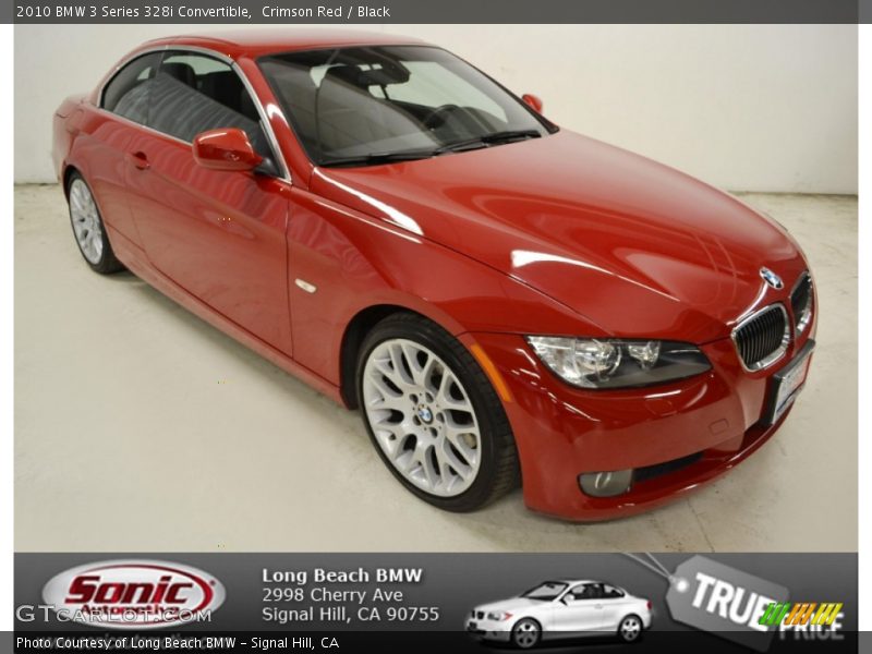 Crimson Red / Black 2010 BMW 3 Series 328i Convertible