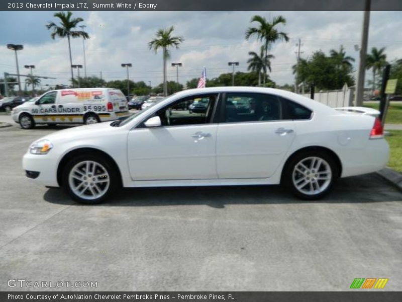 Summit White / Ebony 2013 Chevrolet Impala LTZ