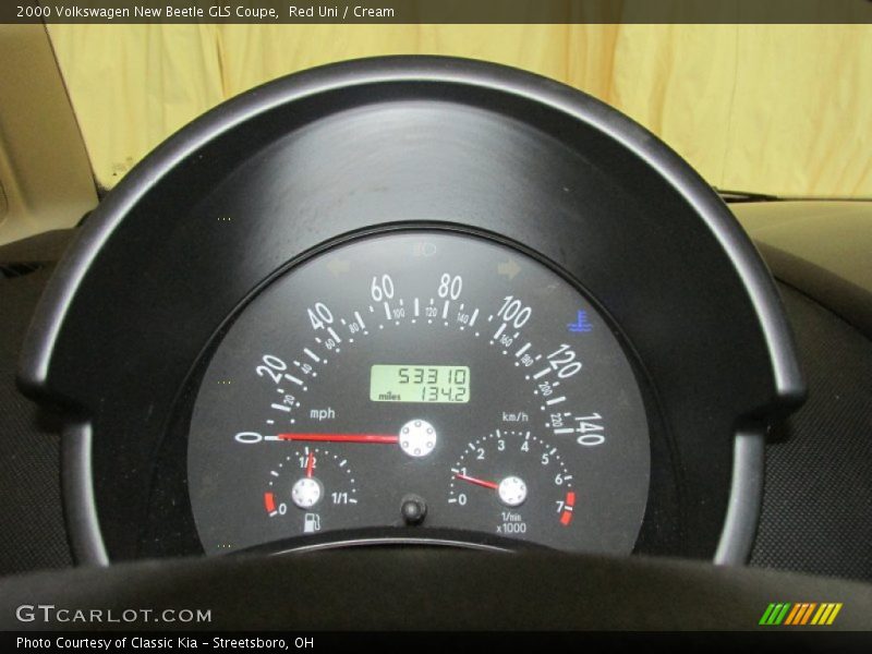  2000 New Beetle GLS Coupe GLS Coupe Gauges