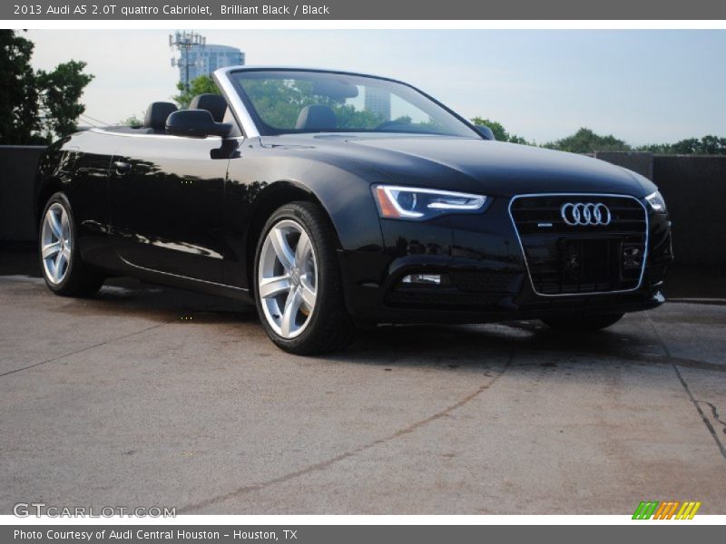 Brilliant Black / Black 2013 Audi A5 2.0T quattro Cabriolet