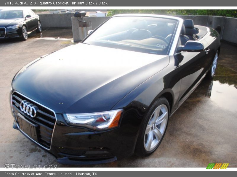 Brilliant Black / Black 2013 Audi A5 2.0T quattro Cabriolet