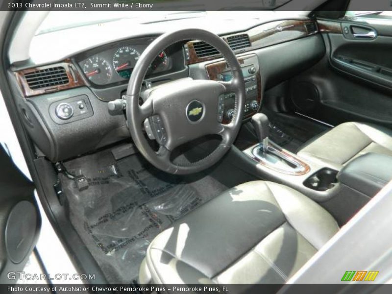 Summit White / Ebony 2013 Chevrolet Impala LTZ