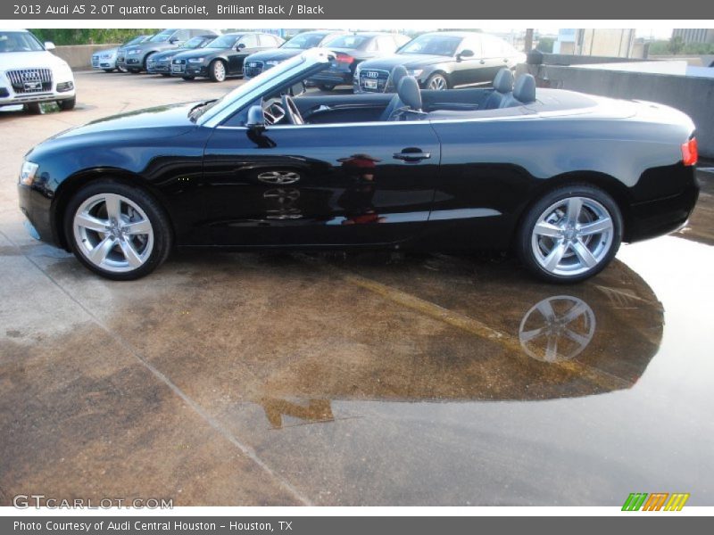 Brilliant Black / Black 2013 Audi A5 2.0T quattro Cabriolet