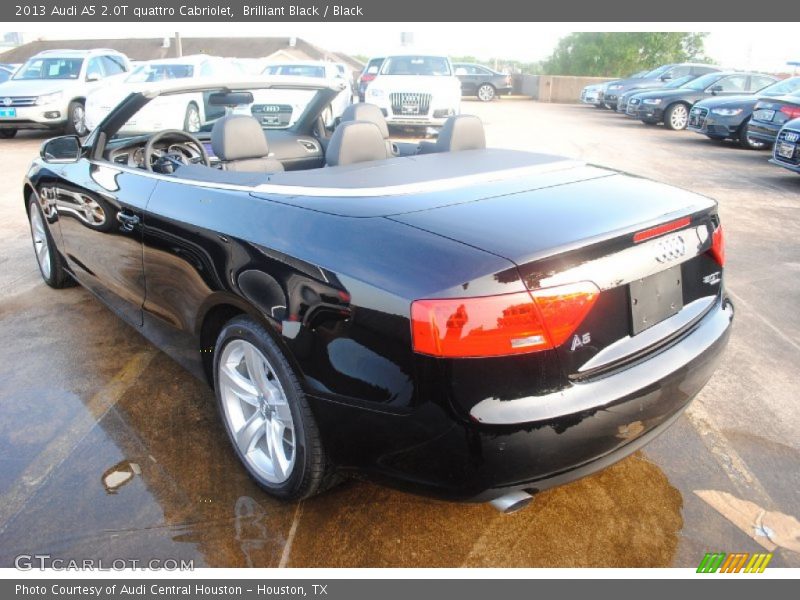 Brilliant Black / Black 2013 Audi A5 2.0T quattro Cabriolet