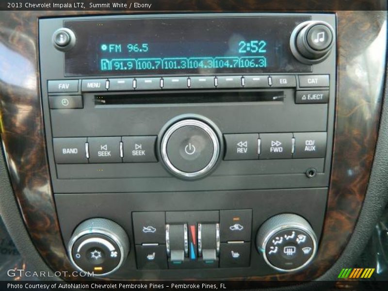 Summit White / Ebony 2013 Chevrolet Impala LTZ