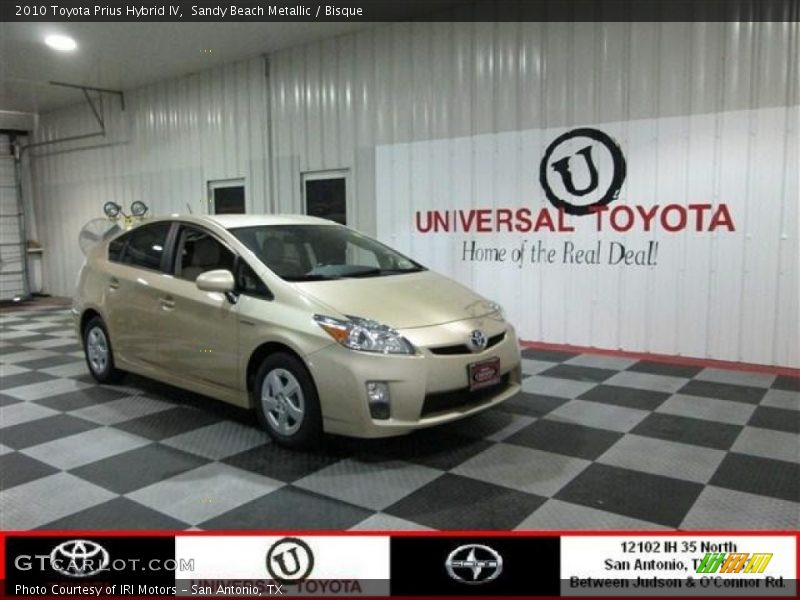 Sandy Beach Metallic / Bisque 2010 Toyota Prius Hybrid IV