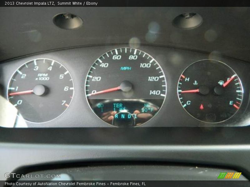 Summit White / Ebony 2013 Chevrolet Impala LTZ
