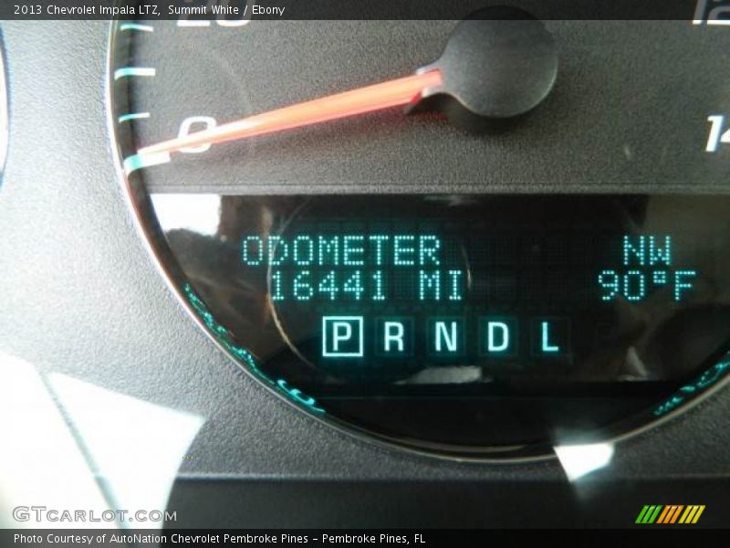 Summit White / Ebony 2013 Chevrolet Impala LTZ