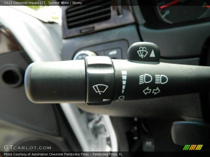 Summit White / Ebony 2013 Chevrolet Impala LTZ