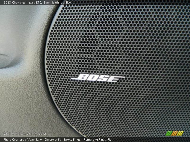 Summit White / Ebony 2013 Chevrolet Impala LTZ